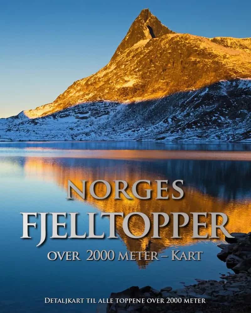 Norges fjelltopper over 2000 meter karthefte