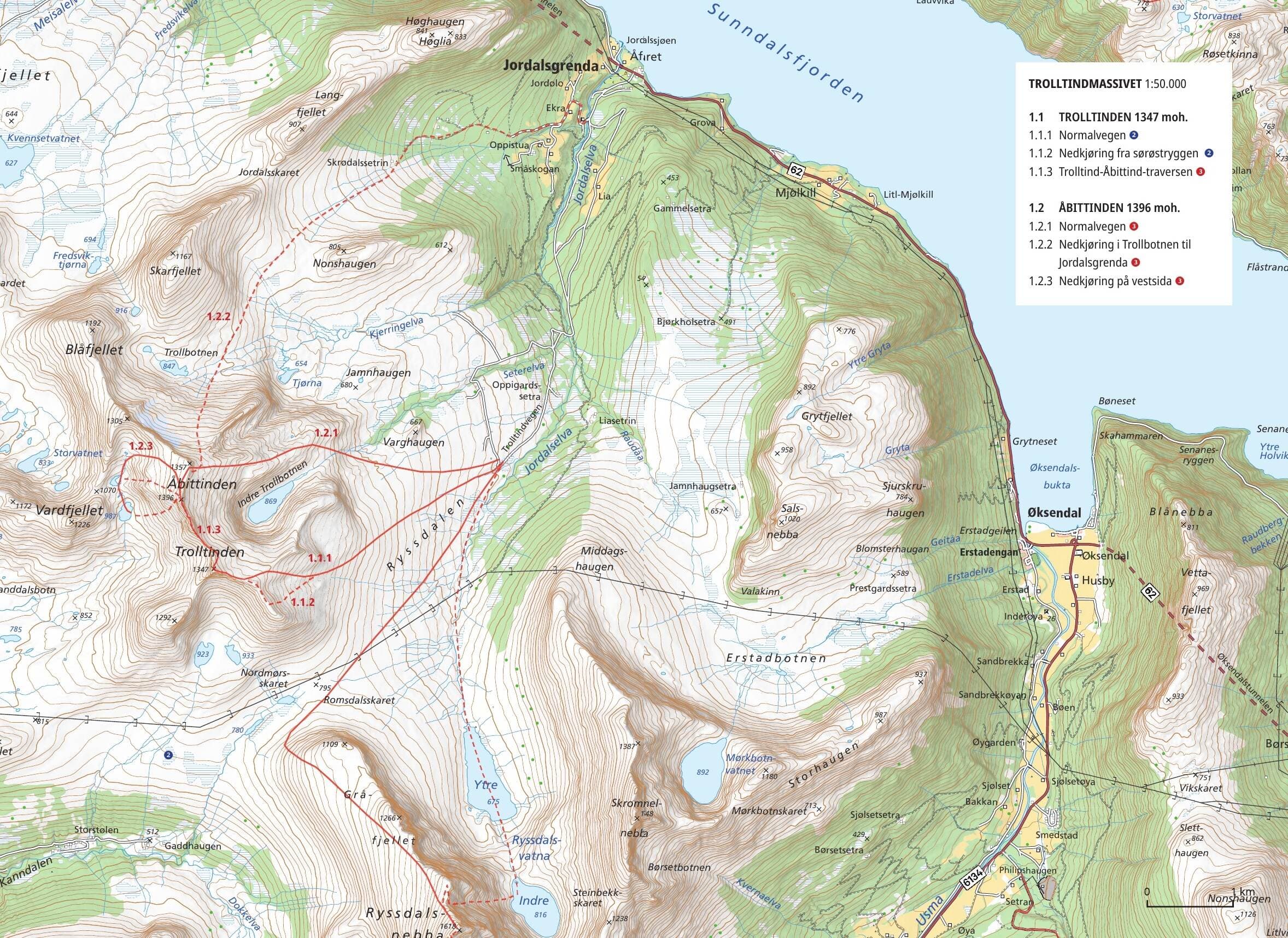 Toppturer i Sunndalsfjella – bilde 4